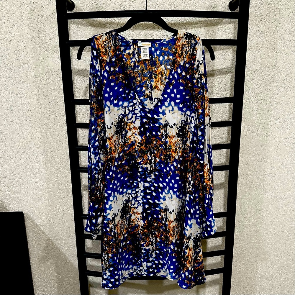 Rubber Ducky Cold Shoulder Mini Dress